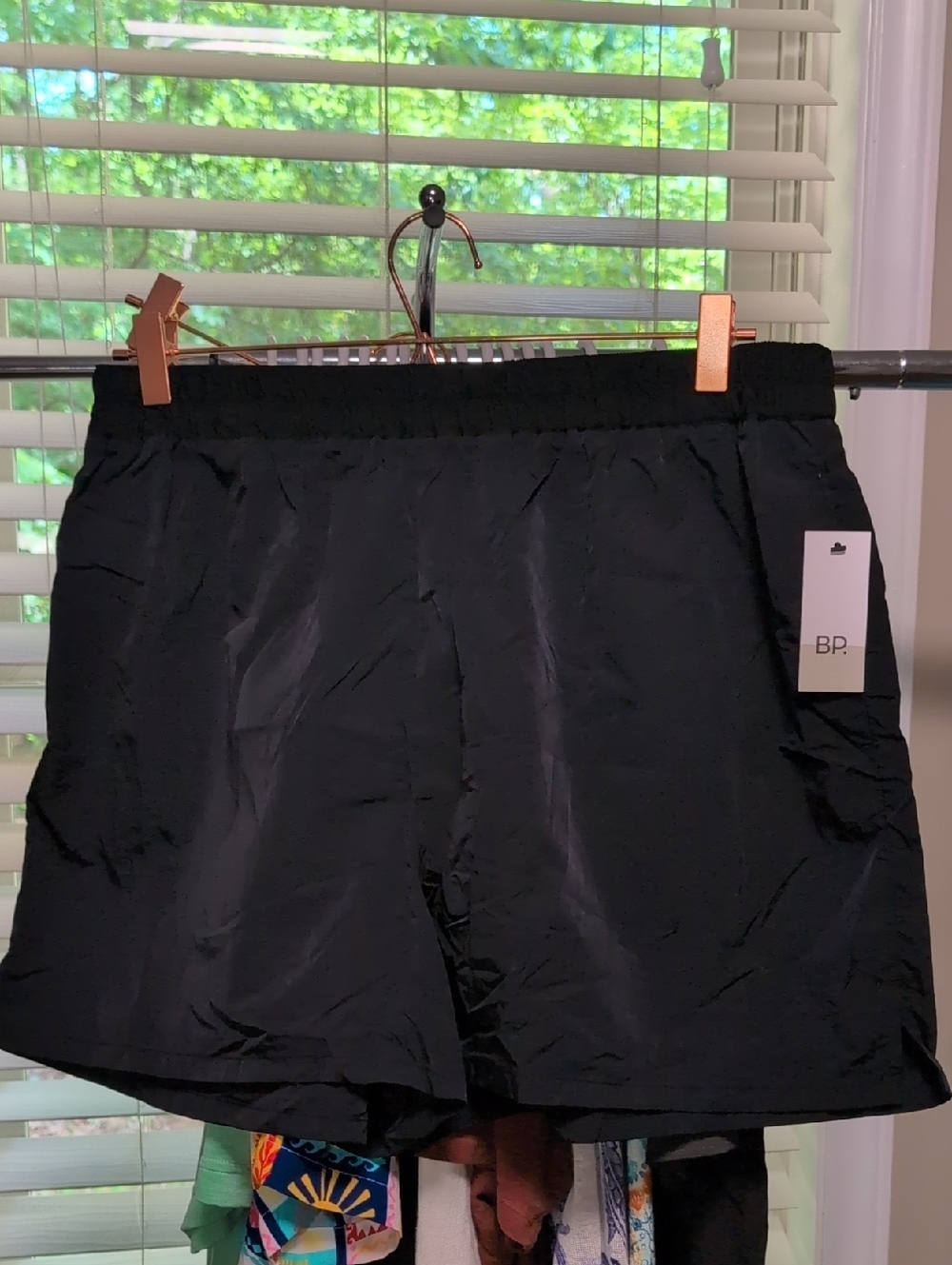 bp Black Women’s Elastic Waist Casual Shorts